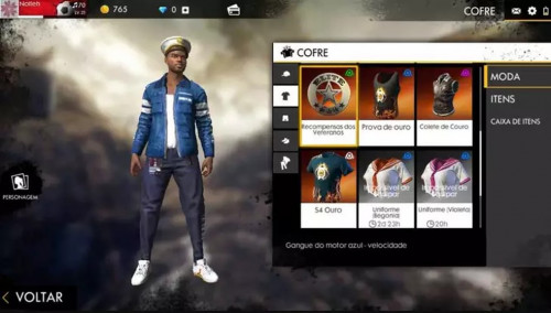 Jaqueta de free sales fire