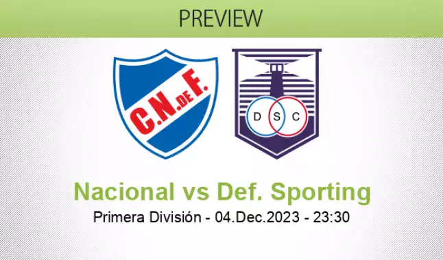 Defensor Sporting vs Club Nacional Montevideo Prediction, Betting Tips &  Odds