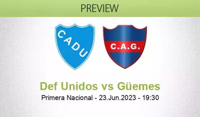 Defensores Unidos Club Atlético Güemes betting prediction